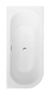 Besco AVITA SLIM + wanna asymetryczna lewa/prawa / syfon w kolorze złotym #WAV-170-PPZ #WAV-170-PPZ - Wanny - miniaturka - grafika 2