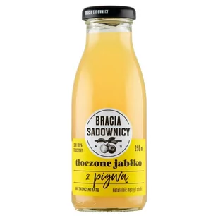 Bracia Sadownicy Sok tłoczone jabłko z pigwą 250 ml - Soki i napoje niegazowane - miniaturka - grafika 1