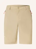 Spodenki damskie - Salewa Szorty Trekkingowe Puez Talveno beige - miniaturka - grafika 1