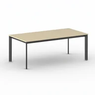 Stoły i stoliki do biura - B2B Partner Stół konferencyjny INVITATION 2000 x 1000 x 740 mm, brzoza 499393 - miniaturka - grafika 1