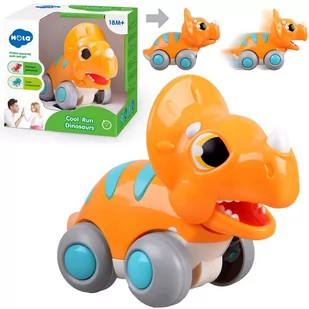 Autko Jeżdżący Dinozaur Triceratops zabawka ZA4533 - Zabawki interaktywne dla dzieci - miniaturka - grafika 1