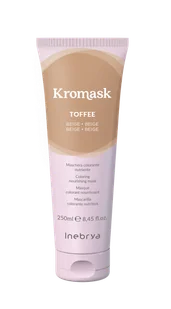 Inebrya Kromask, maska odświeżająca kolor, toffee, 250ml - Farby do włosów i szampony koloryzujące - miniaturka - grafika 1