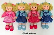 Lalki dla dziewczynek - Lalka szmaciana mix 40cm SUN-DAY L0209 - miniaturka - grafika 1