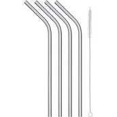 Słomki do napojów - Gefu Zestaw 4 słomek stalowych 23cm FUTURE G-12706 - miniaturka - grafika 1