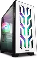 Obudowy komputerowe - Sharkoon ELITE SHARK CA300T, big tower case (white, 2x tempered glass) - miniaturka - grafika 1