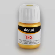 Zabawki kreatywne - Farba do tkanin, 30 ml, perłowo-żółta - miniaturka - grafika 1