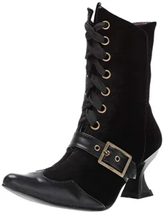 Ellie Shoes Damskie 301-tabby półdługie kozaki, czarny - czarny - 38 EU - Kozaki damskie - miniaturka - grafika 1