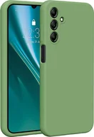 Etui i futerały do telefonów - Etteri Nakładka Etteri Silicone Case do Samsung Galaxy A15 4G / A15 5G jasnozielona - miniaturka - grafika 1