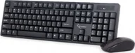 Zestawy myszka + klawiatura - Klawiatura + mysz HP Gembird Wireless Desktop Set KBS-W-01_LT Keyboard and Mouse Set Wireless Mouse included US/LT Black Numeric keypad - miniaturka - grafika 1