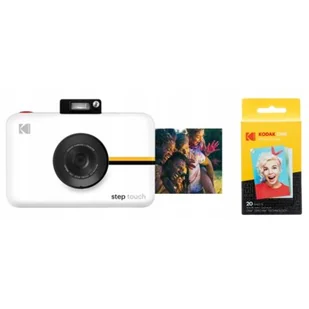 KODAK Step Touch Biały+ Wkład (20 zdjęć) - Aparaty natychmiastowe - miniaturka - grafika 1