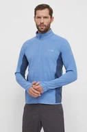 Bluzy męskie - Columbia bluza sportowa Spectre Ridge kolor niebieski wzorzysta - miniaturka - grafika 1