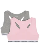 Biustonosze dla dziewczynek - Calvin Klein Underwear Komplet 2 biustonoszy G80G897000 Szary - miniaturka - grafika 1