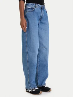 Guess Jeansy W5BA2X D5M47 Niebieski Loose Fit - Spodnie damskie - miniaturka - grafika 1