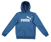 Bluzy dla dziewczynek - PUMA Ess Big Logo Hoodie Fl B Bluza dziecięca - Unisex - miniaturka - grafika 1