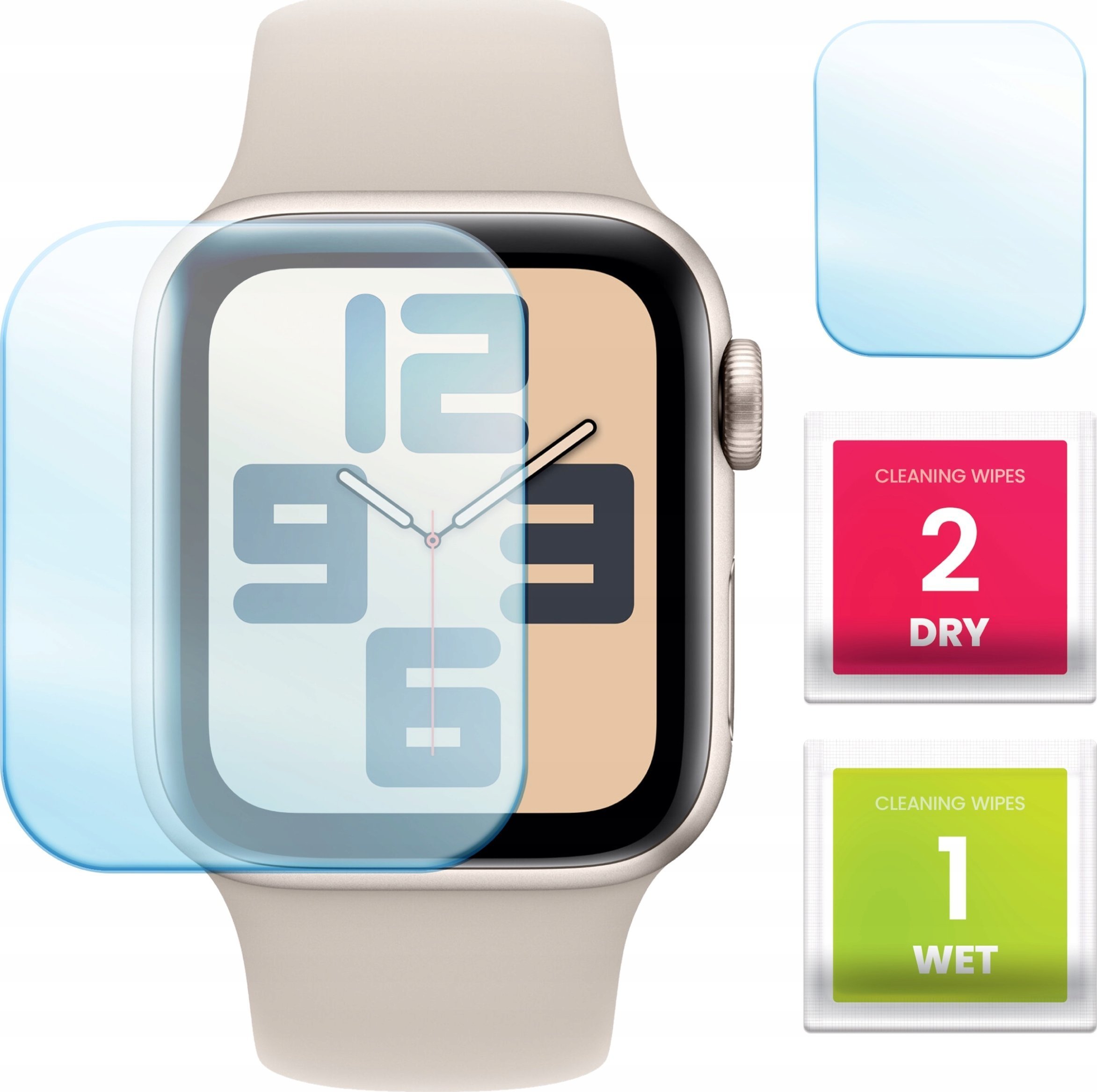 Hello Case Szkło Hybrydowe do Apple Watch 4 / 5 / 6 / SE / SE 2022 40 mm Ochronne