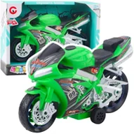 Samochody i pojazdy dla dzieci - Motor wyścigowy z napędem zielony - miniaturka - grafika 1