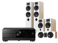 Kino domowe - Yamaha RX-A2A (czarny) + Diva 5 (dąb) + Diva 3 (dąb) + Diva 7 (dąb) - miniaturka - grafika 1