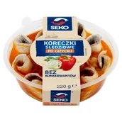 Konserwy i dania rybne - Seko Koreczki śledziowe po giżycku 220 g - miniaturka - grafika 1