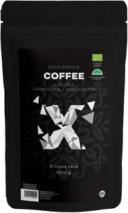 BrainMax Coffee Aroma (Arabica 30% + Robusta 70%), kawa ziarnista, BIO, 1000 g - Kawa - miniaturka - grafika 1