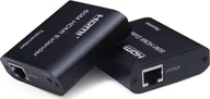 Rozgałęźniki - PremiumCord PREMIUMCORD HDMI extender na 60m FULL HD 1080p přes jeden kabel Cat5e/6/6a/7, EDID nastavení - miniaturka - grafika 1