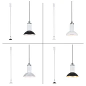 Lampy sufitowe - Paulmann Runa lampa wisząca, biała/szara - miniaturka - grafika 1