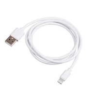 Kable komputerowe i do monitorów - Akyga Kabel USB AK-USB-30 USB A (m) / Lightning (m) 1m biały AK-USB-30 - miniaturka - grafika 1
