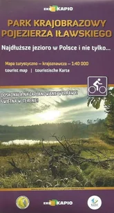 Park Krajobrazowy Pojezierza Iławskiego. Mapa turystyczno-krajoznawcza 1:40 000 - Mapy i plansze edukacyjne - miniaturka - grafika 1