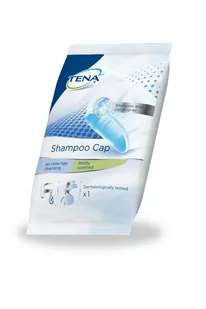 SCA HYGIENE Tena shampoo cap czepek do mycia włosów 1 szt - Kosmetyczne akcesoria jednorazowe - miniaturka - grafika 2
