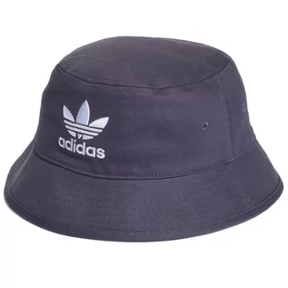 Czapki męskie - adidas Adicolor Trefoil Bucket Hat HD9710, Kobieta/Mężczyzna, Czapka, Granatowy - grafika 1