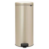 Kosze na śmieci - Brabantia Kosz na śmieci pedałowy NewIcon 30 l szampański 304484 - miniaturka - grafika 1