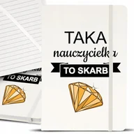 Notesy i bloczki - Notes Notatnik A5 Biały Na Zakończenie Roku Wzory - miniaturka - grafika 1