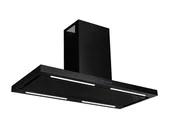 Okapy kuchenne - Toflesz Etna Island Lux 120 Czarny Mat - miniaturka - grafika 1