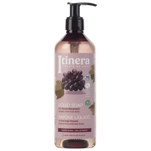 Itinera, Wygładzające mydło w płynie z toskańskimi czerwonymi winogronami, 95% naturalnych składników, 4x370 ml - Mydła - miniaturka - grafika 1