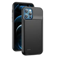 Etui i futerały do telefonów - USAMS Power Case iPhone 12 Pro 3500mAh czarny/black 3K5CD16201 (US-CD162) powerbank Usa000989 - miniaturka - grafika 1