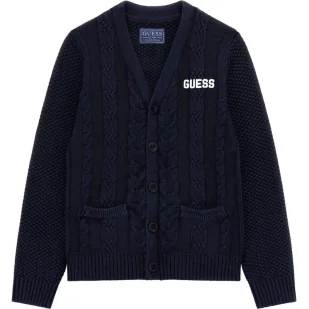 Guess Kardigan Regular Fit - Swetry dla chłopców - miniaturka - grafika 1