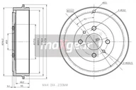 Bębny hamulcowe - MAXGEAR Bęben hamulcowy 19-1064 - miniaturka - grafika 1