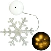 Ozdoby bożonarodzeniowe - Plastikowa śnieżynka led - miniaturka - grafika 1