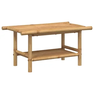 vidaXL Stolik kawowy bambusowy 70x40x35 cm - Ławy i stoliki kawowe - miniaturka - grafika 1