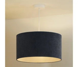 Duolla - Żyrandol na lince CORDUROY 1xE27/15W/230V ciemny śr. 40 cm niebieski - Lampy sufitowe - miniaturka - grafika 1