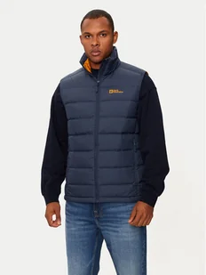 Jack Wolfskin Kamizelka Ather 1207691 Granatowy Regular Fit - Odzież trekkingowa męska - miniaturka - grafika 1