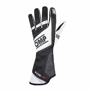 OMP OMPKK02740071L Guantes Ks-1R Negro/Blanco/srebrny L Talla - Rękawice motocyklowe - miniaturka - grafika 1