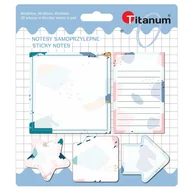 Notesy i bloczki - Titanum Notesy samoprzylepne mix 5szt. - - miniaturka - grafika 1
