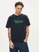 Koszulki męskie - Pepe Jeans T-Shirt Claude PM509390 Granatowy Regular Fit - miniaturka - grafika 1