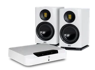 Zestawy stereo - Bluesound POWERNODE EDGE (biały) + Solano BS283 (biały) - miniaturka - grafika 1
