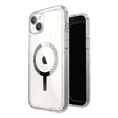 Etui i futerały do telefonów - Speck Gemshell Grip + MagSafe - Etui do iPhone 15 Plus (Clear / Chrome Finish) - miniaturka - grafika 1