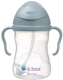 B.box Bidon ze słomką 240ml 6m+ Ocean - Kubki dla dzieci - miniaturka - grafika 1