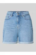 Spodnie sportowe damskie - Szorty jeansowe o kroju relaxed fit z mieszanki bawełny model JOSEPHINE - Only - miniaturka - grafika 1
