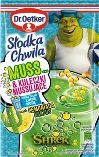 DR. OETKER MUS SHREK LEMONIADA-KAKTUS Z KULECZKAMI 34G - Konfitury, marmolady, powidła - miniaturka - grafika 1