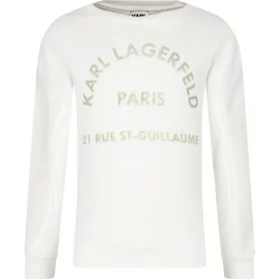 Karl Lagerfeld Kids Bluza | Regular Fit - Bluzy dla dziewczynek - miniaturka - grafika 1