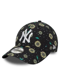 New Era Czapka z daszkiem Kids Floral Aop 940 Ne 60503478 M Czarny - Czapki dla dzieci - miniaturka - grafika 1
